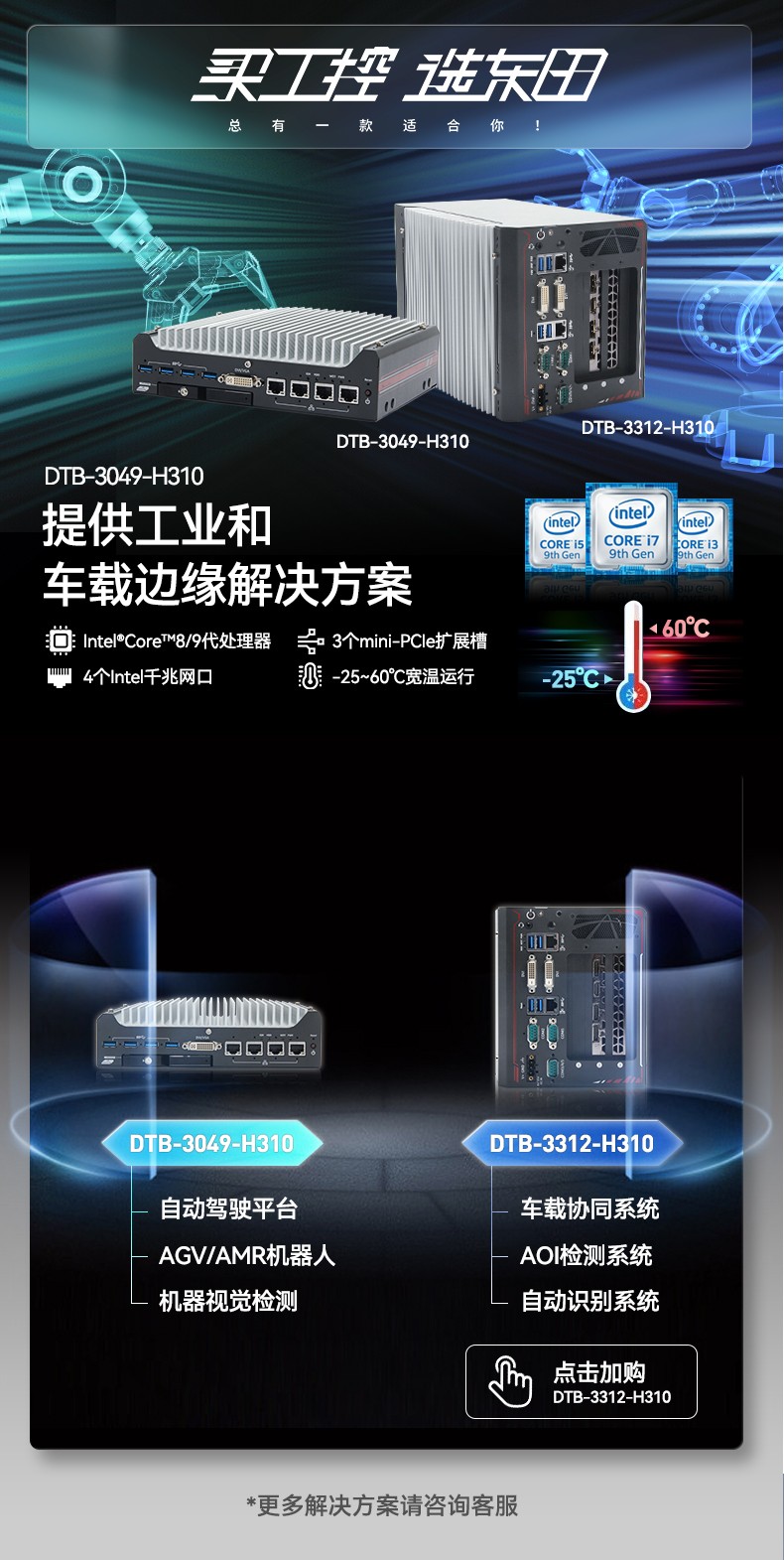 酷睿9/12代天津嵌入式天津工控機,智能駕駛工控電腦,DTB-3049-H310.jpg