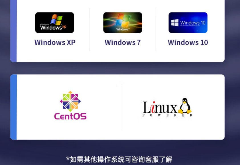 它還支持多種操作系統，具有極強的兼容性，支持WindowsXP操作系統，兼容Labview軟件。