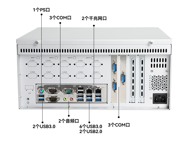 東田國產飛騰D2000 CPU|壁掛式工控機|DT-5206-BD2000MC