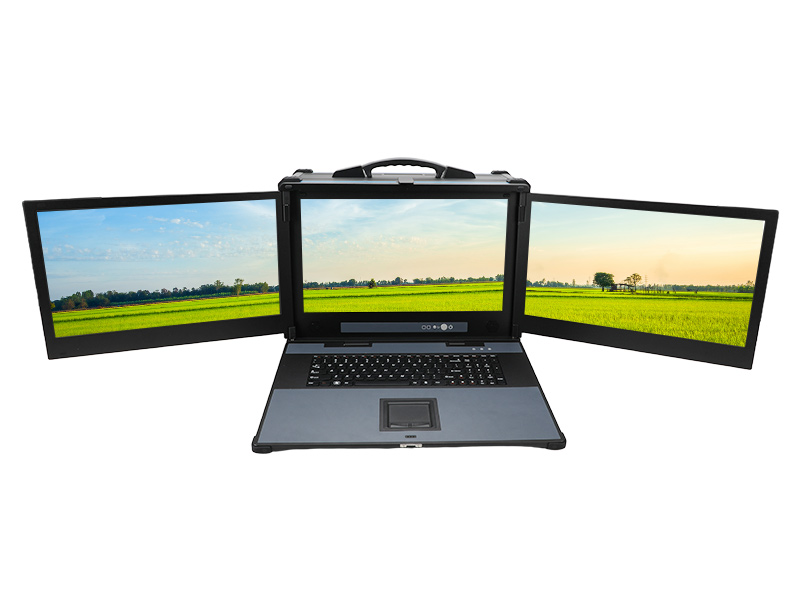 三屏加固計算機-移動工作站一體機-便攜式工控電腦|DTG-S1437ZD-BH470MA